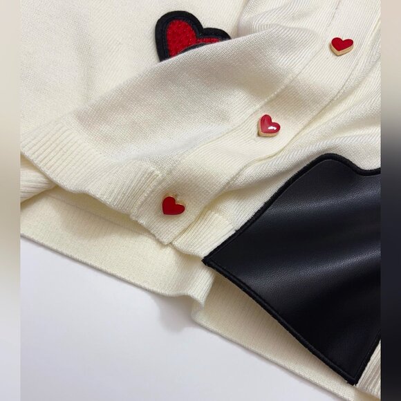 Alice + Olivia Ruthy Staceface Caridgan - Sweetheart Stace - Picture 8 of 13